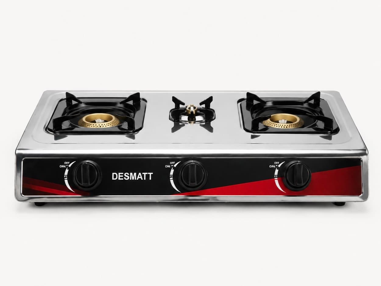 COCINA DE GAS DESMATT DE 3 HORNILLAS
