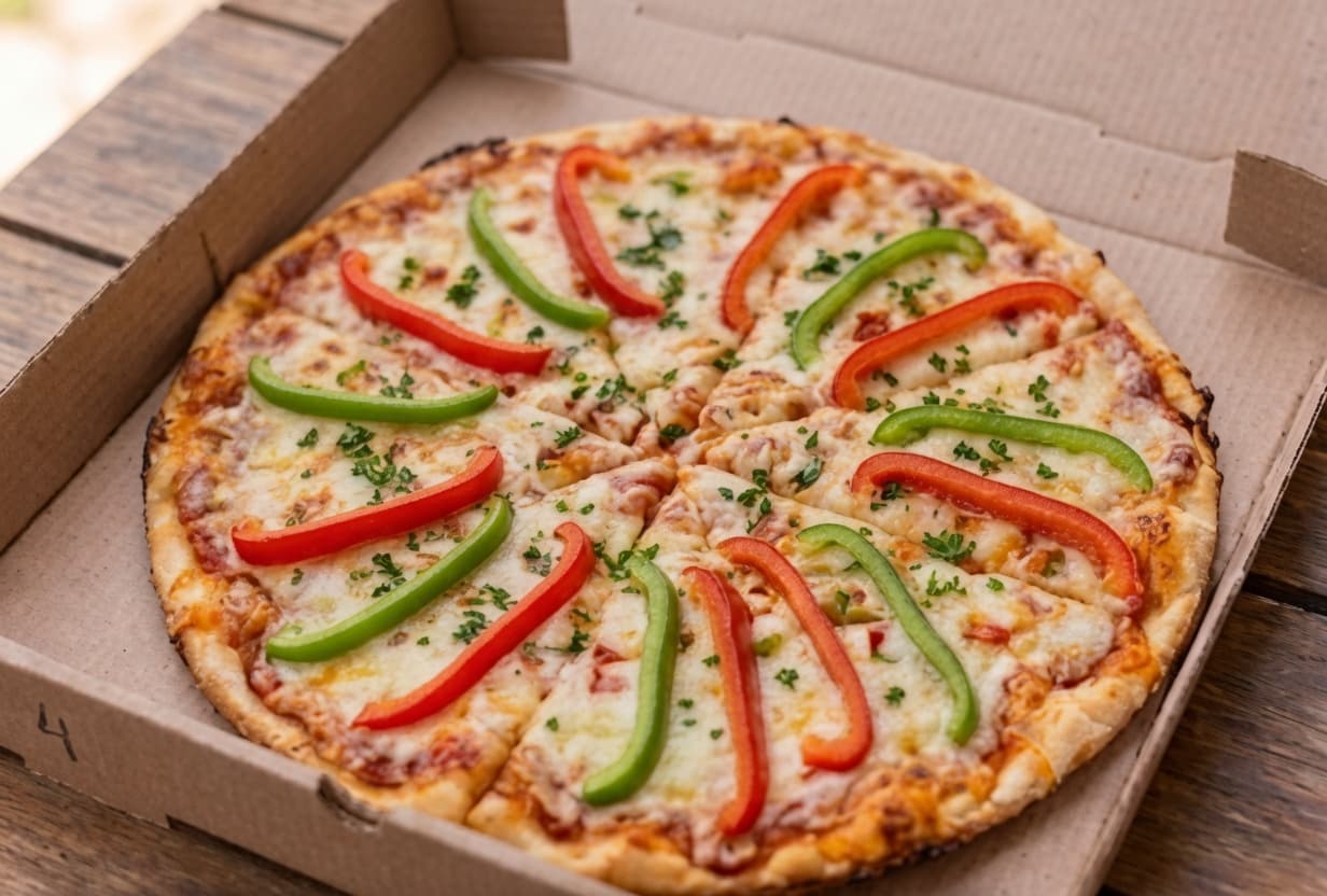 Pizza de pimiento