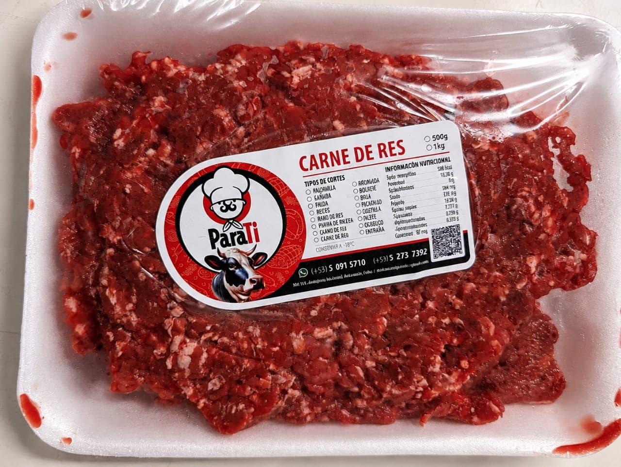 Picadillo de res de 1ra