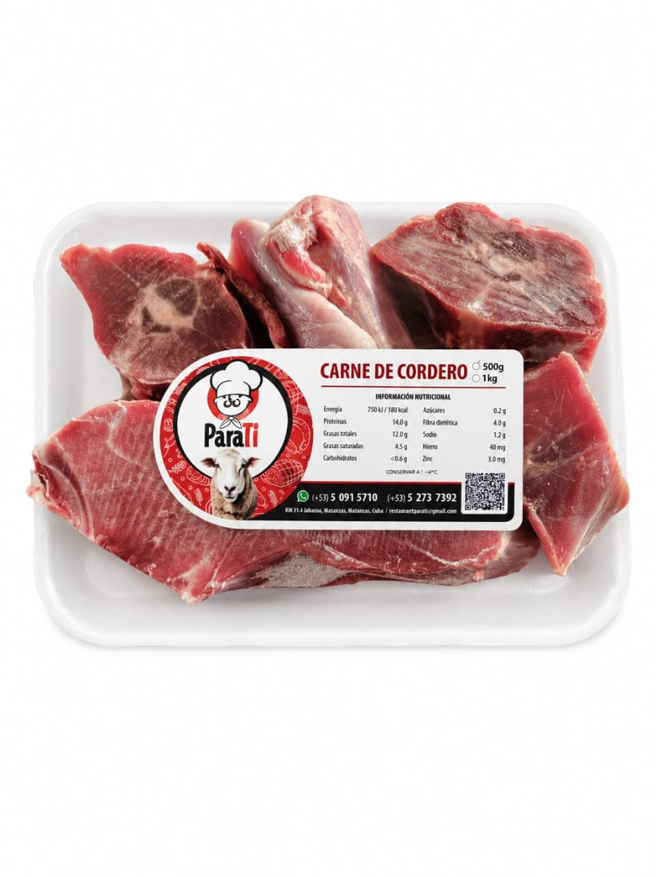 Cordero Troceado 1kg