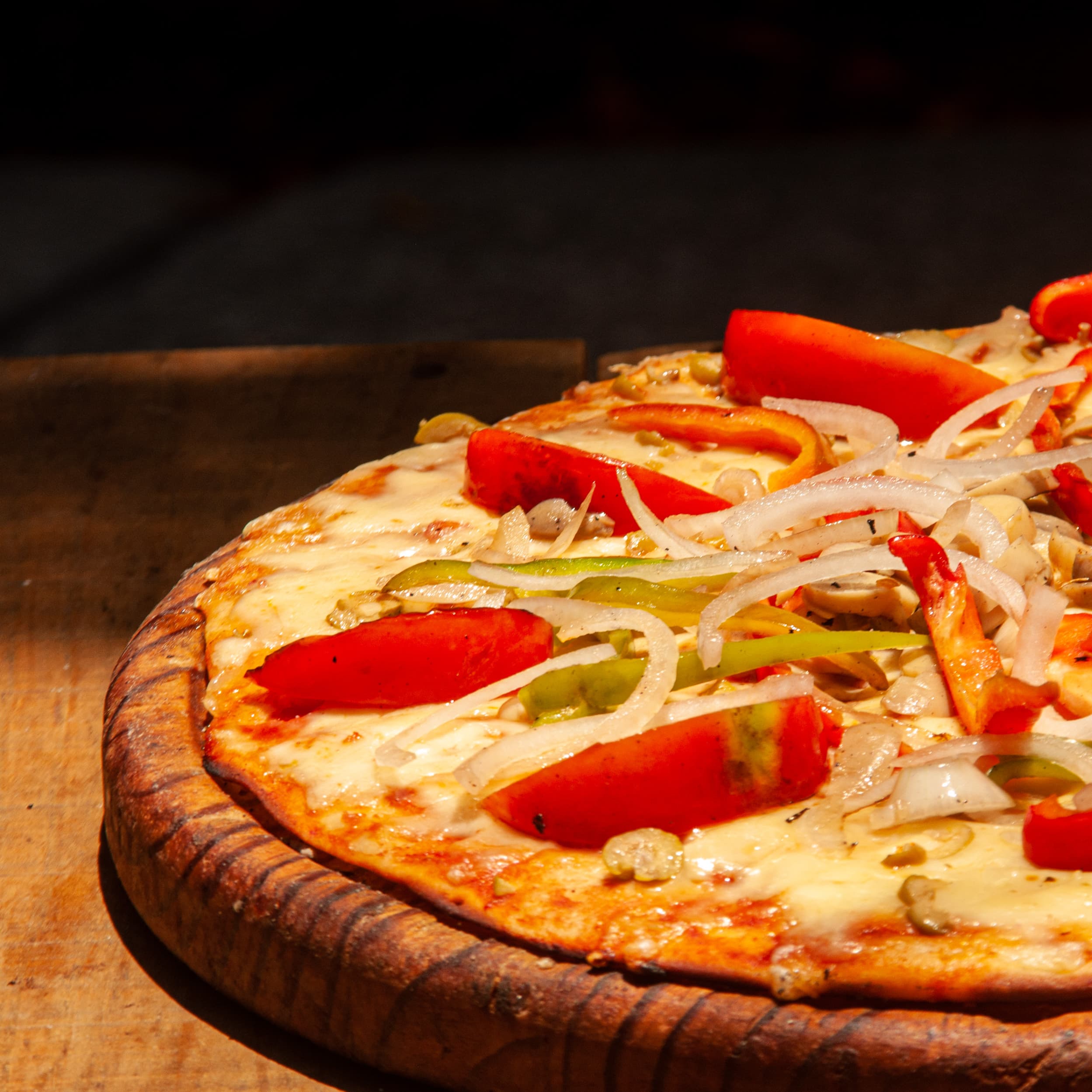 Pizza con Vegetales