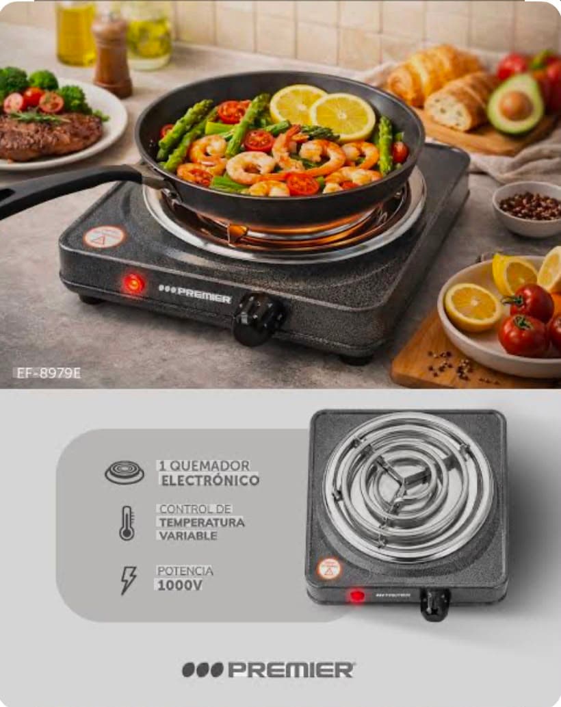 COCINA PREMIER 1Q ELÉCTRICA